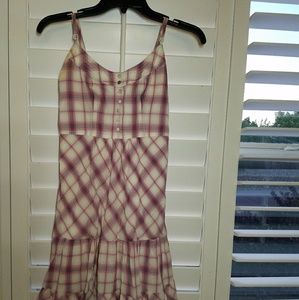 Light & Dark Purple Plaid Dress